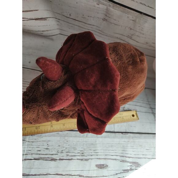 Kohls Cares Triceratops Dinosaur 14inch Plush Brown Stuffed Animal - Picture 7 of 7